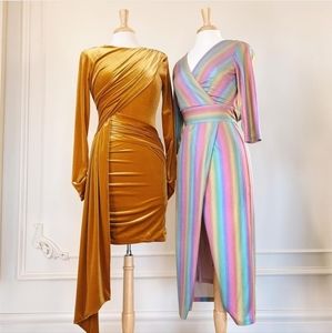 XS Fancy Velvet Noor Dress